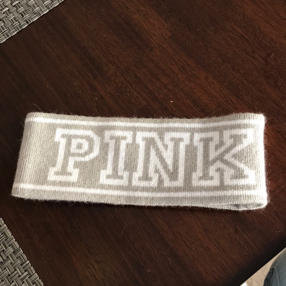victoria secret pink knit headband